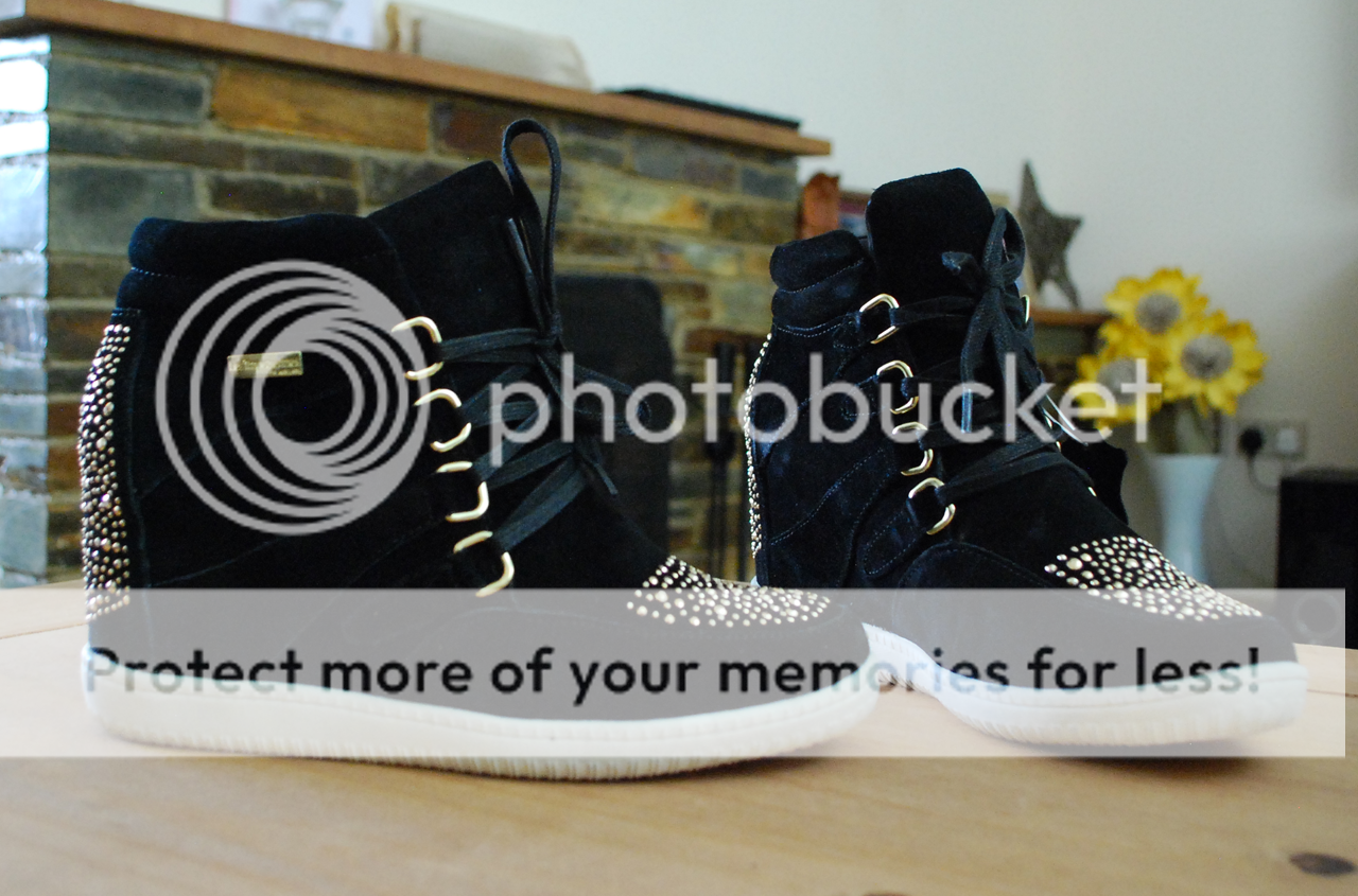 sparkly wedge trainers